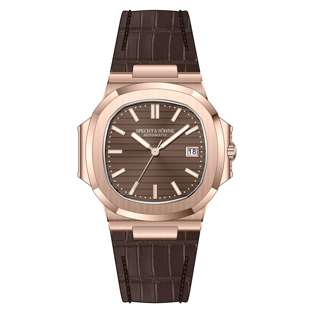 Specht&Sohne 2026 New Classic Men's Watches Luxury Automatic Watch For Men Stainless Steel Sapphire 8215 Mechanical WristWatch