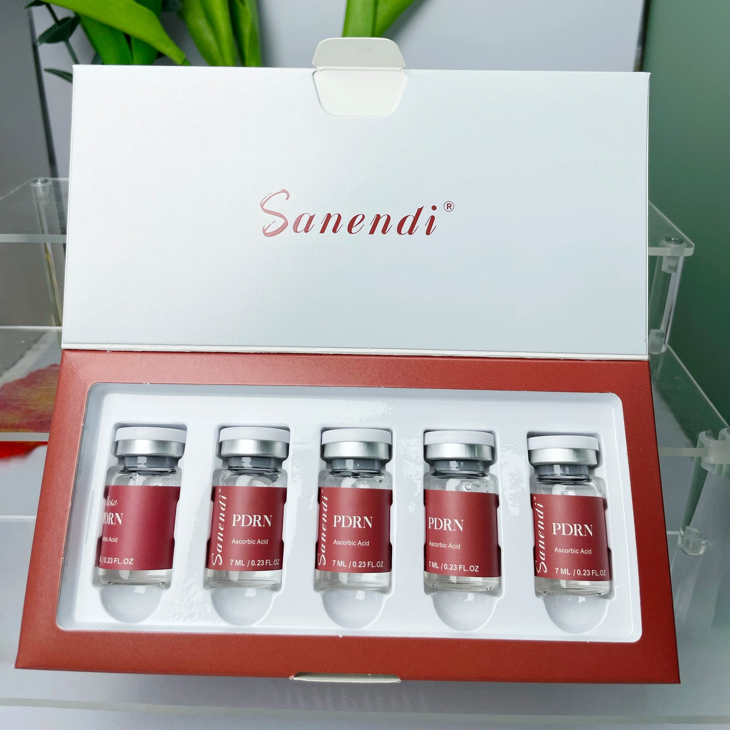 Sanendi Hyaluronic Acid Skin Care Serum pdrnn gsh Vita C Collagen Essence Hydrating Moisturizing Korean Face Care Beauty Product