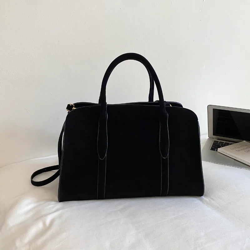 Fashion Large Capacity Tote Bag, Versatile Commute Travel Shoulder Handbag, Casual Korean Premium Luxury High-end Handle Purse