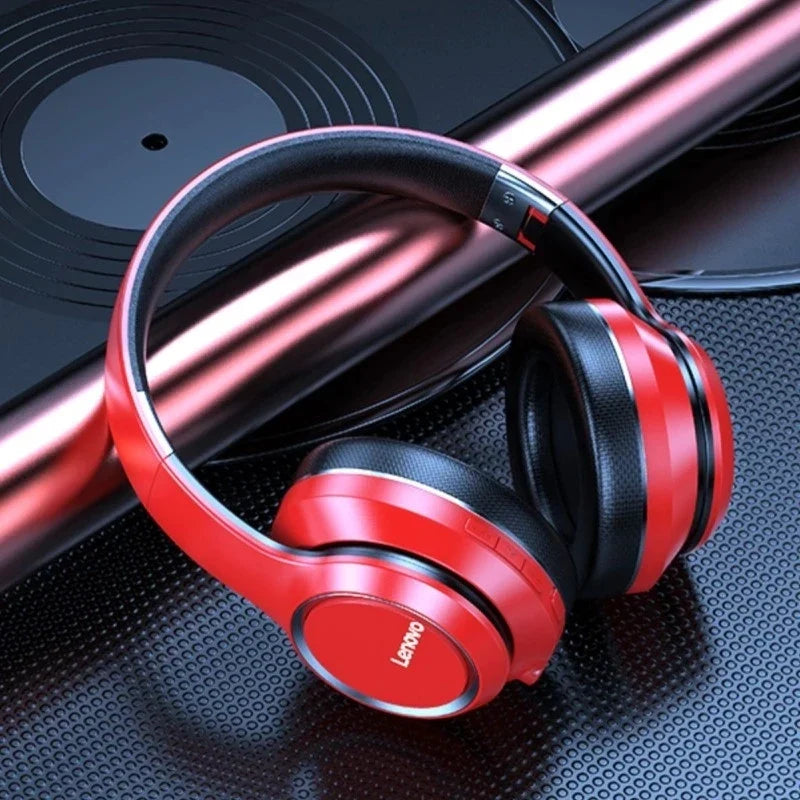 Lenovo HD200 Bluetooth Earphones Over-ear Foldable Computer Wireless Headphones Noise Cancellation HIFI Stereo Gaming Headset (Copy)
