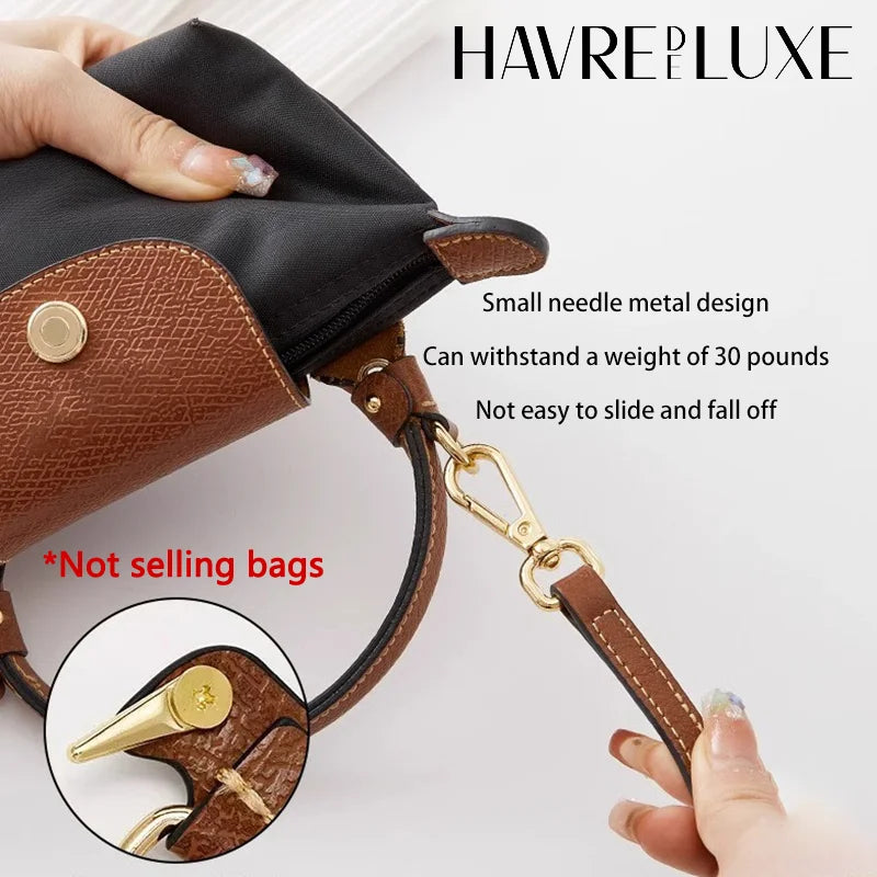Mini Bags Leather Shoulder Strap Kit Fit For Longchamp Mini Pouch Adjustable Crossbody Small Bag Accessories