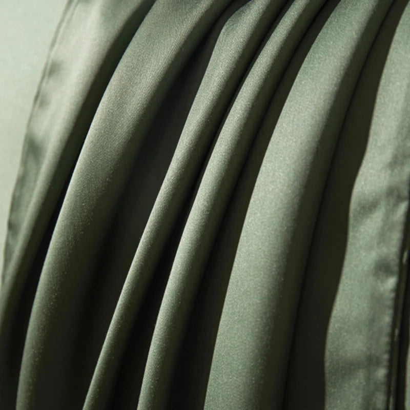 Natural Mulberry Silk Bed Fitted Sheet Deep 25CM Real Silk Mattress Cover Customized Size Luxury High-End Bedding Sheets