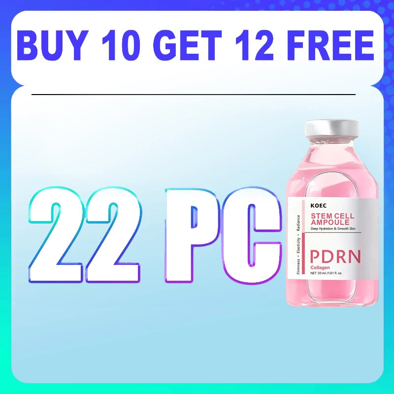 Stem Cell Serum PDRN Ampoule Collagen Moisturizing Anti-Aging Essence Reduce Fine Lines Wrinkle Tighten Brighten Face Skin 1PCS