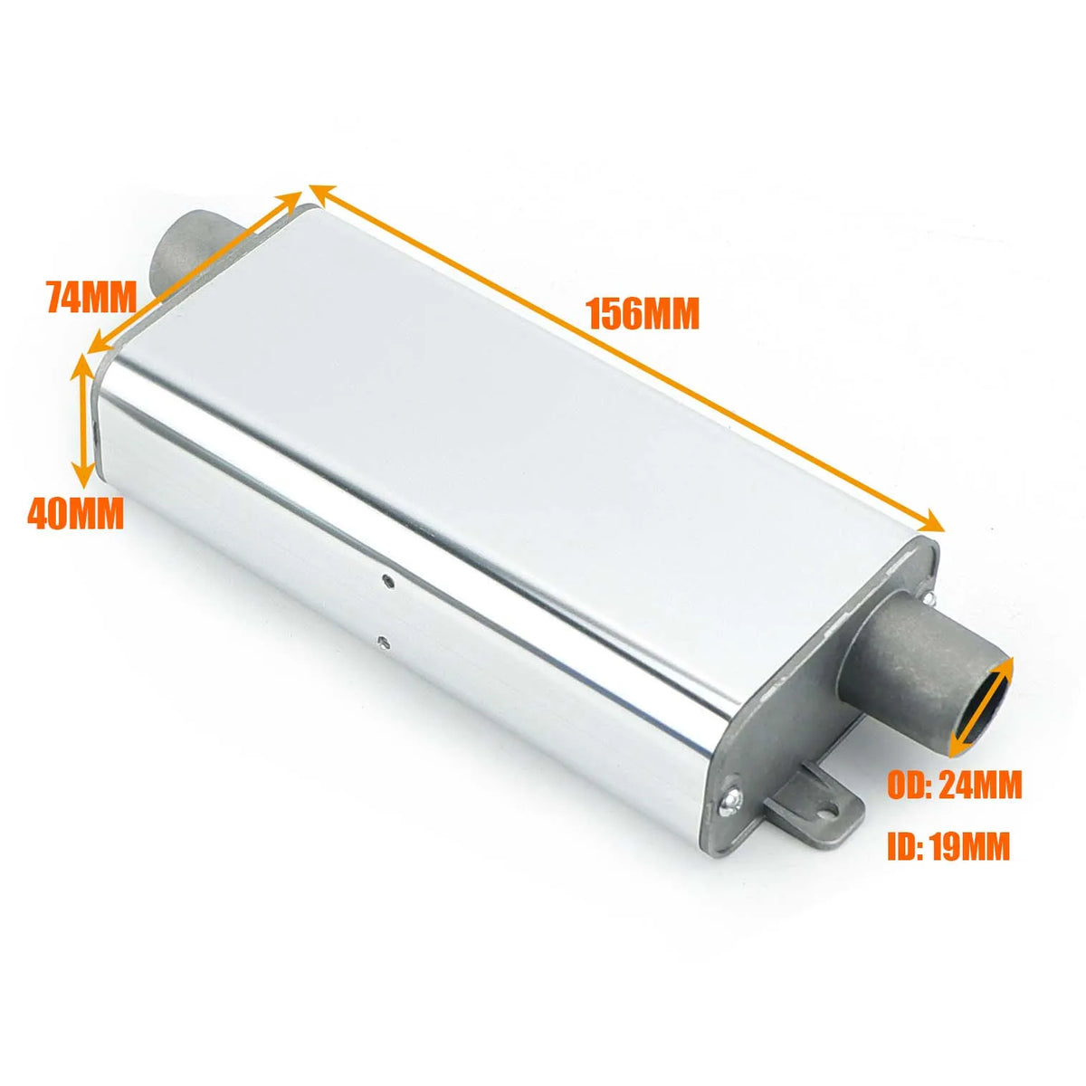24mm Muffler Noise Reduce S Curved Air Diesel Heater Exhaust Pipe Aluminum Alloy Small Medium Large For Car Truck Camper VAN