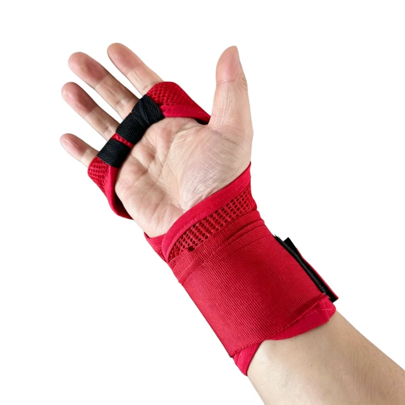 Half Finger Boxing Training Gloves Muay Thai Fighting MMA Boxing Fitness Quick Strap Gym Home Boxing Training Bandage