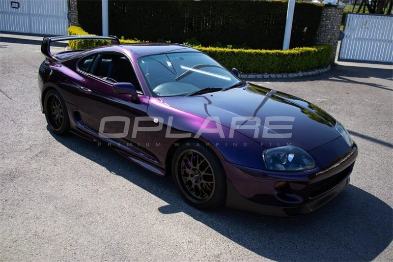 Highest quality PET glossy metallic Midnight purple vinyl wrap film car wrap black cherry ice vinyl wrap quality Warranty
