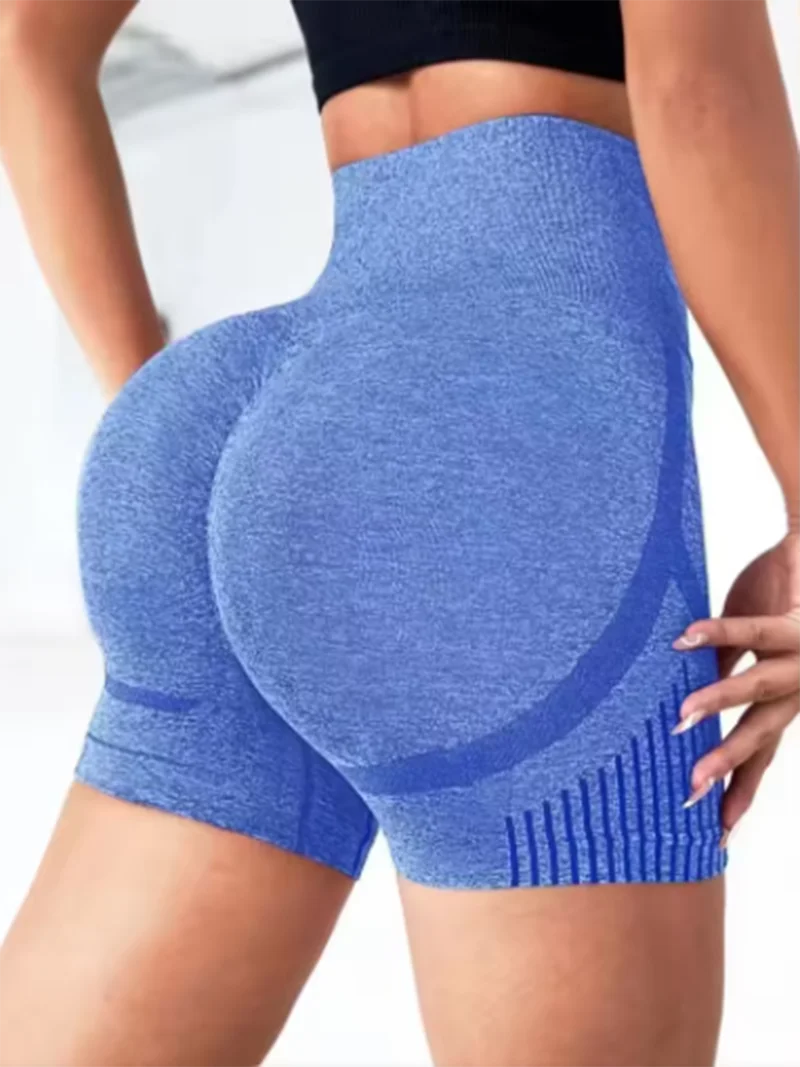 High Waisted Yoga Shorts for Women Tummy Control Butt Lifting Workout Shorts Gym Running Activewear Ladies Fitness Bottoms