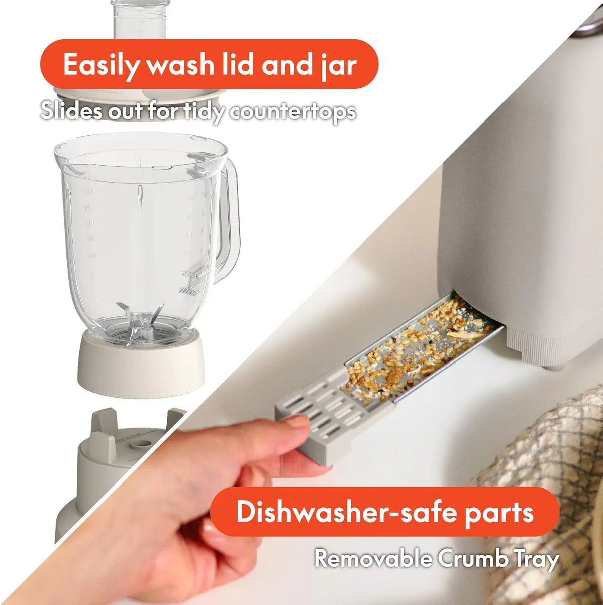 Compact Blender & Slim Toaster