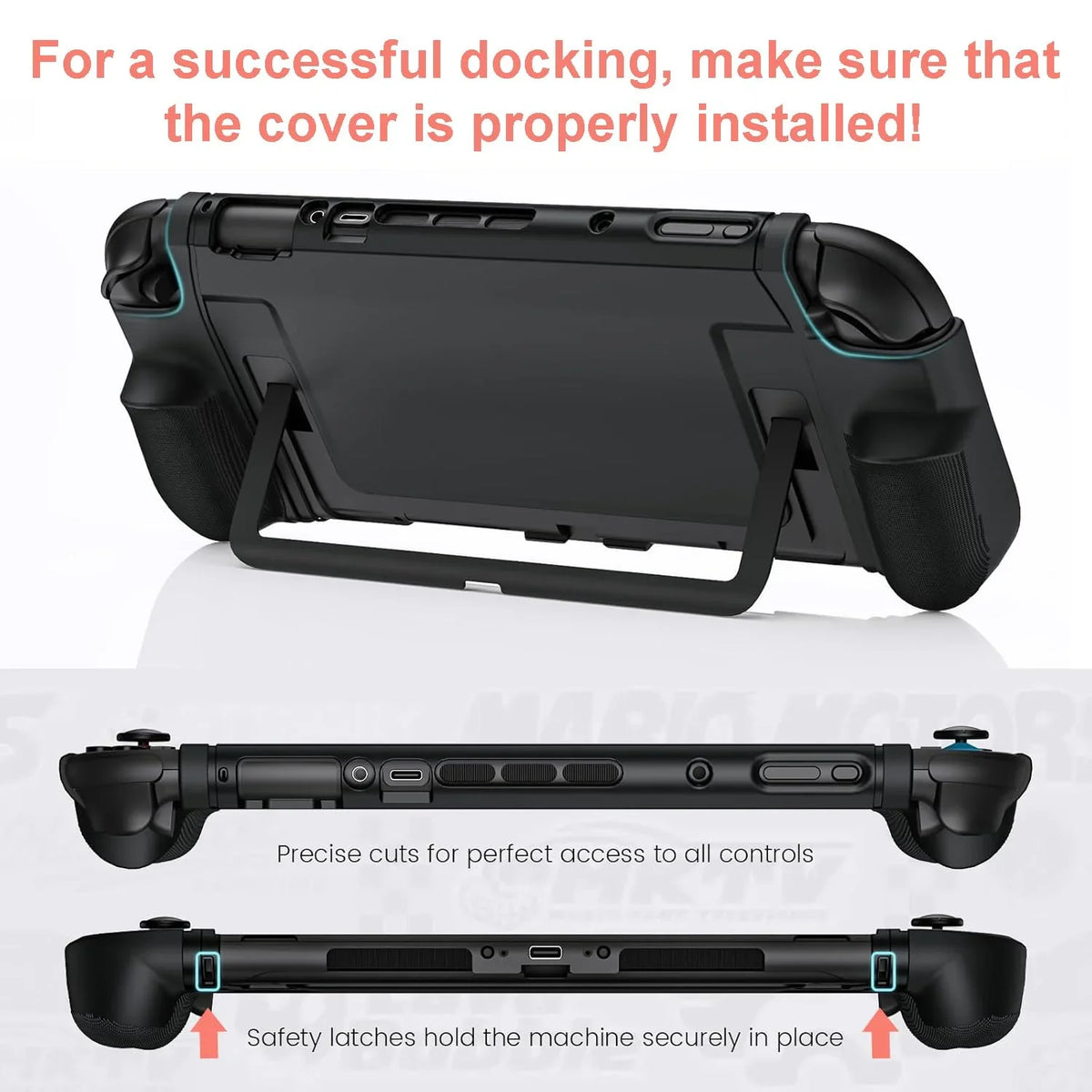 For Switch 2 Games Console TPU Protective Case Anti-Slip Enhanced Grip Handle Grip Cover for Switch2 Gaming Accessories