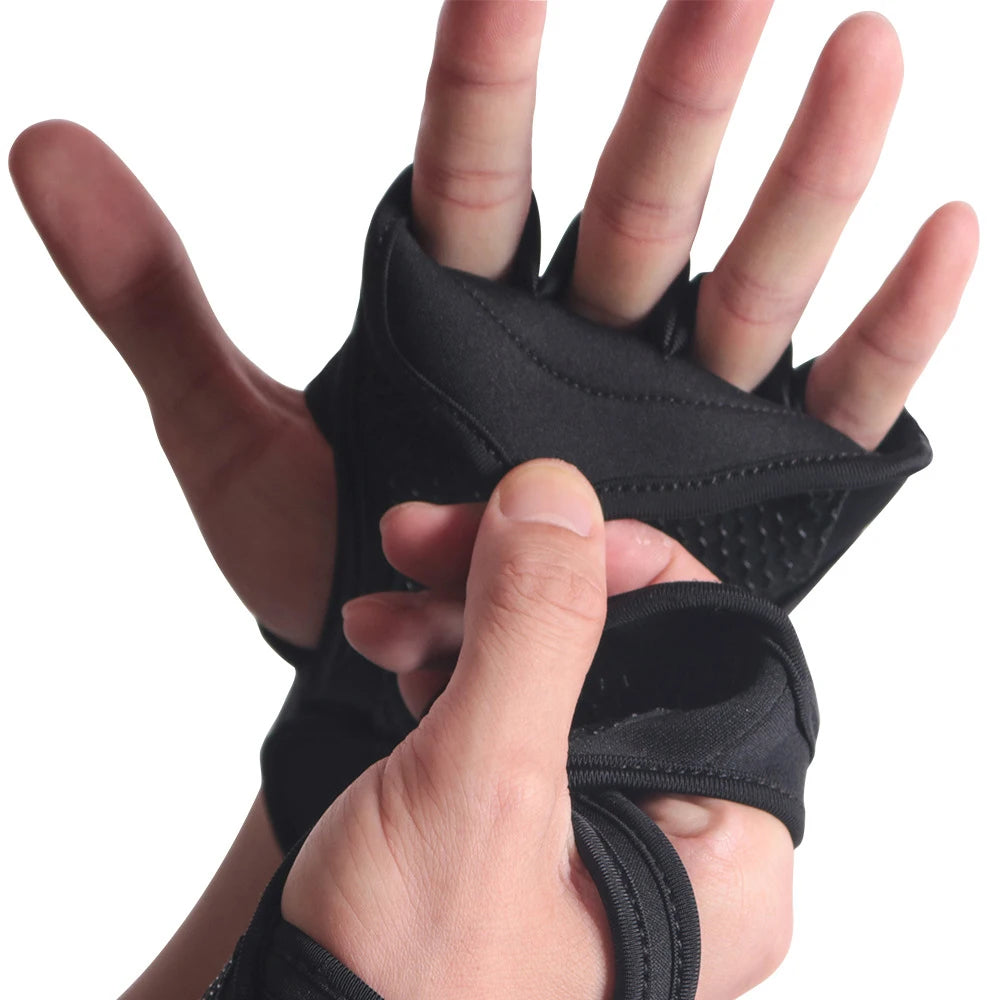 2PC/1pair GOUNOD Training Sport Gloves Workout Gloves Fitness BodyBuilding Weightlifting Gym Hand Wrist Palm Protector Gloves
