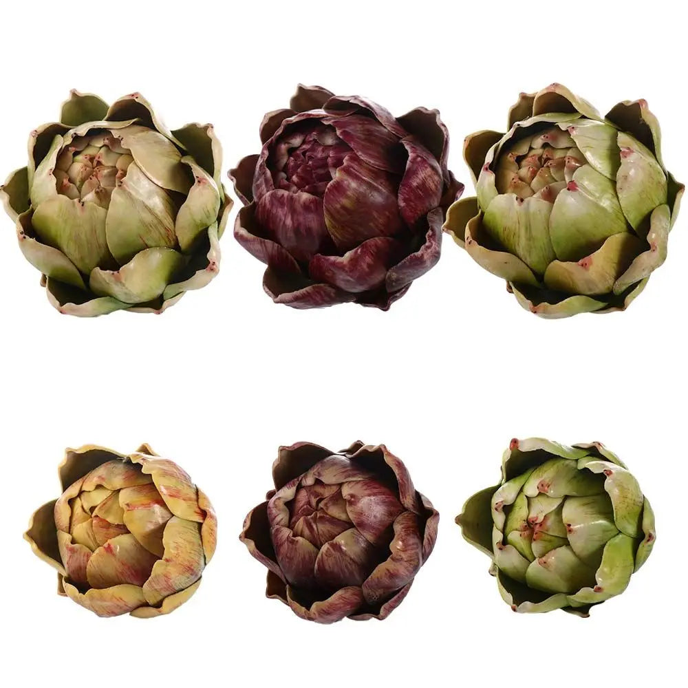 artificial plant green home kitchen vase filler artificial artichoke artificial decorations home decorations faux artichokes