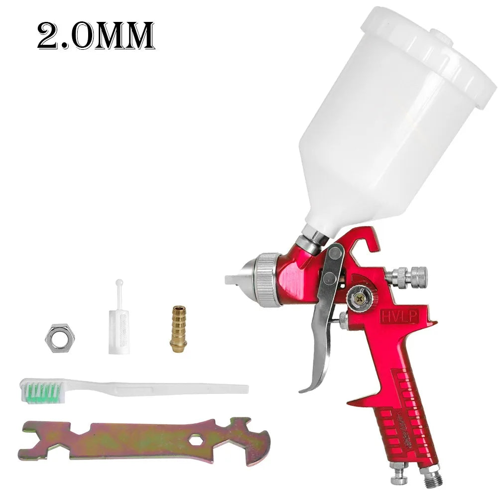 1.4mm 1.7mm 2.0mm Professional HVLP Spray Gun Home Automatic Paint Spray Gun Tool