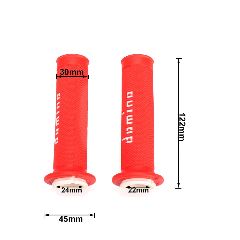 Motorcycle 7/8 "22 24mm Grips Handle Bar For KTM YAMAHA Universal Dirt Pit Bike Racing Motocross ATV Rubber GEL Domino Grip