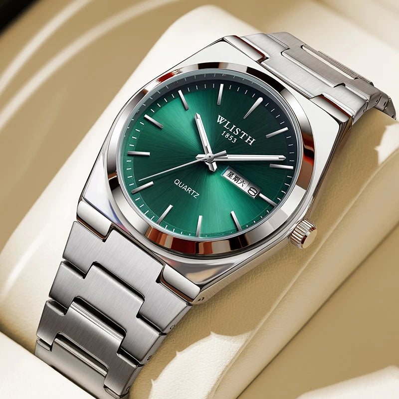 Luxury Mens Calendar Quartz Wristwatches Fashion Sports Men Business Watches Clock Gift Male Wristwatches Relogio Masculino