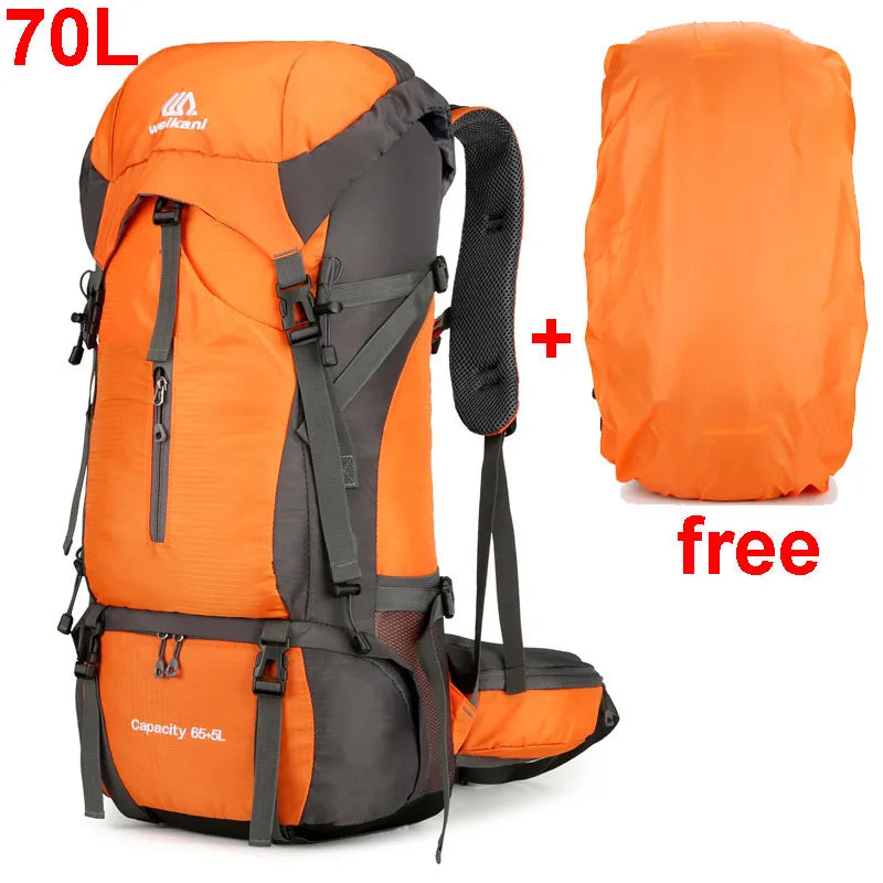 70L Outdoor Hiking Camping Backpack