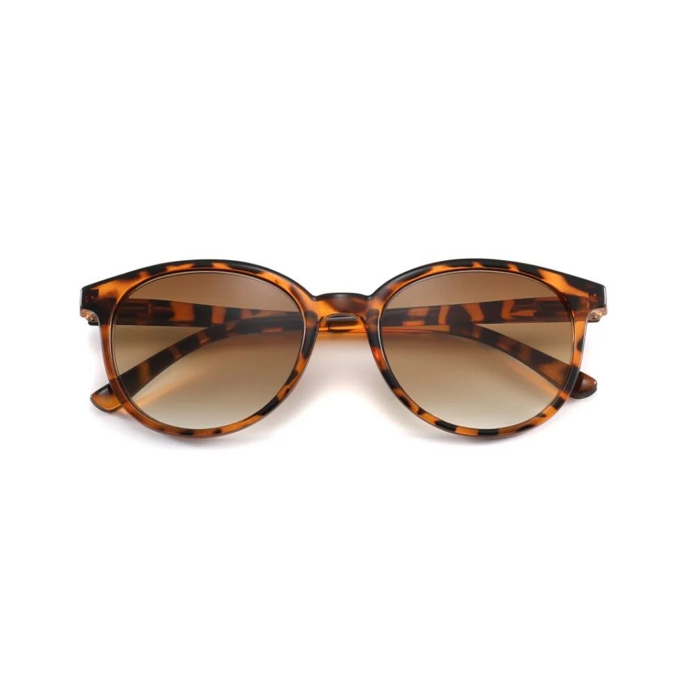 MODFANS Reading Glasses For Women and men,Classic Round Sunglasses Readers Frame with Spring Hinge Eyeglass Diopter+0.5 ~ +4.0