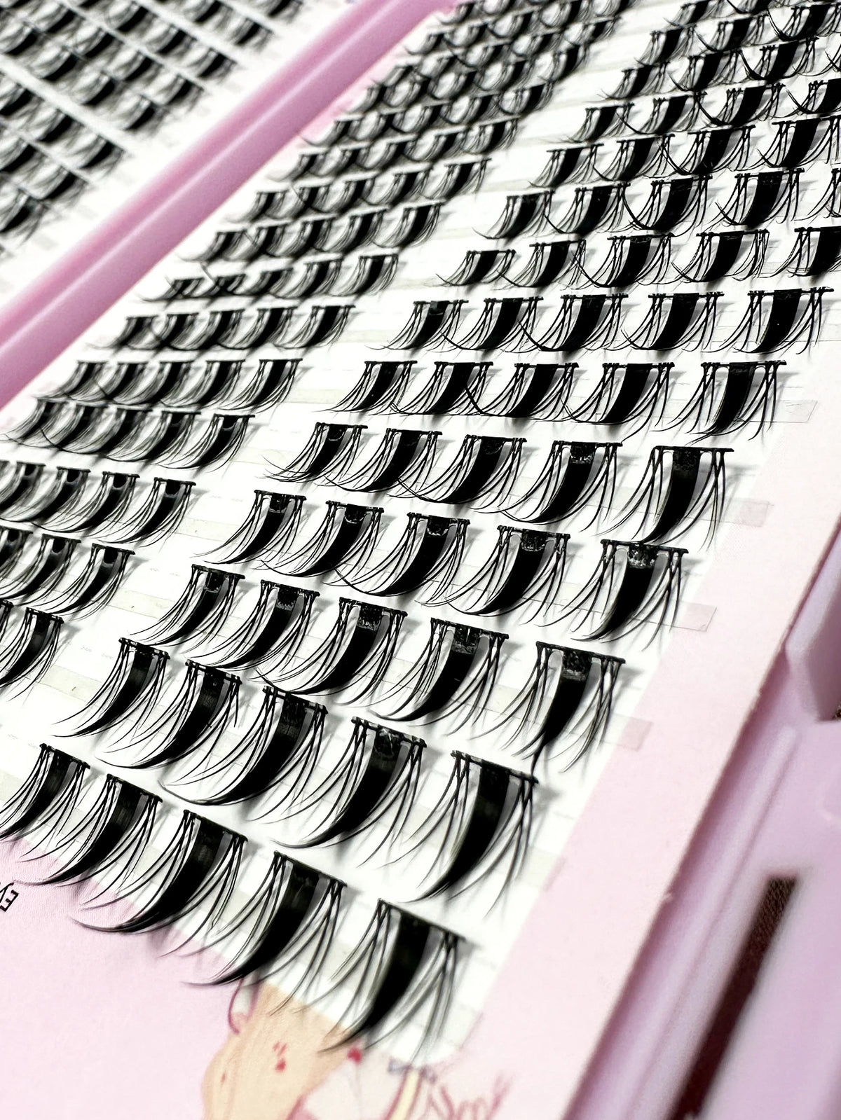 High-Capacity Individual Lashes 12/13/14mm Cluster Lashes Fluffy Natural Look DIY Eyelash Extension False Eyelashes Makeup