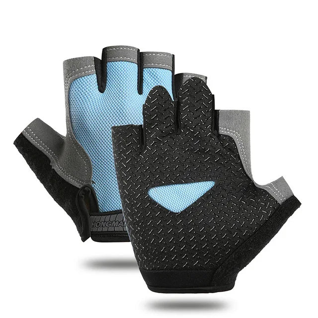 Half Finger Gel Weight Lifting Gloves Men Women Breathable Anti-slip Workout Gloves Summer Gym Yoga Sport Training Hand Gloves