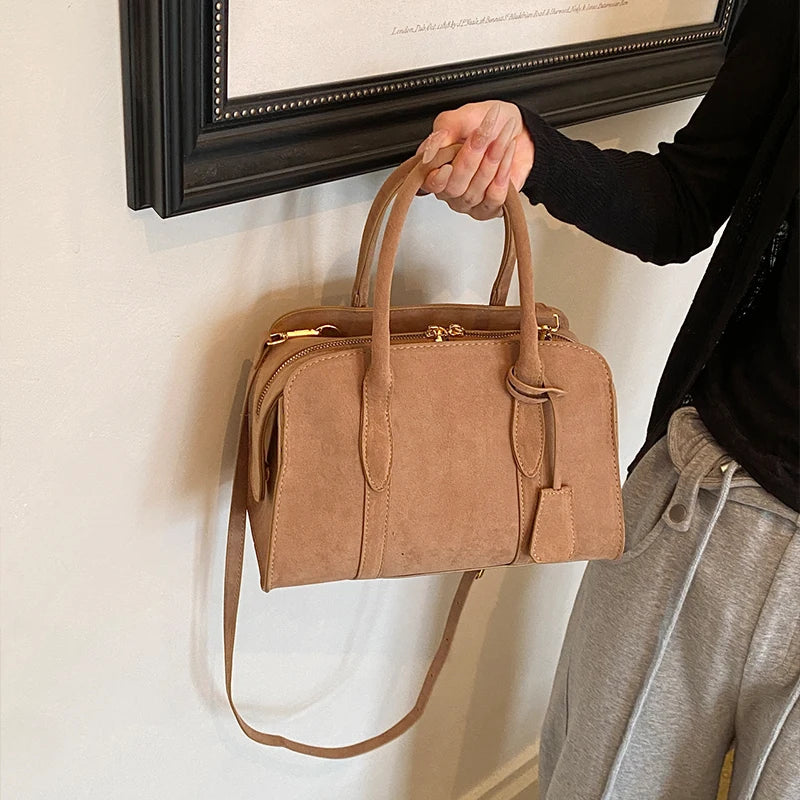 Fashion Large Capacity Tote Bag, Versatile Commute Travel Shoulder Handbag, Casual Korean Premium Luxury High-end Handle Purse