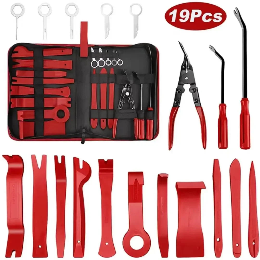 Car Hand Tool Set Car Disassembly Tools Kit Stereo Repair DVD Repair Tool Dashboard Removal Tools Interior Plastic Trim Panel