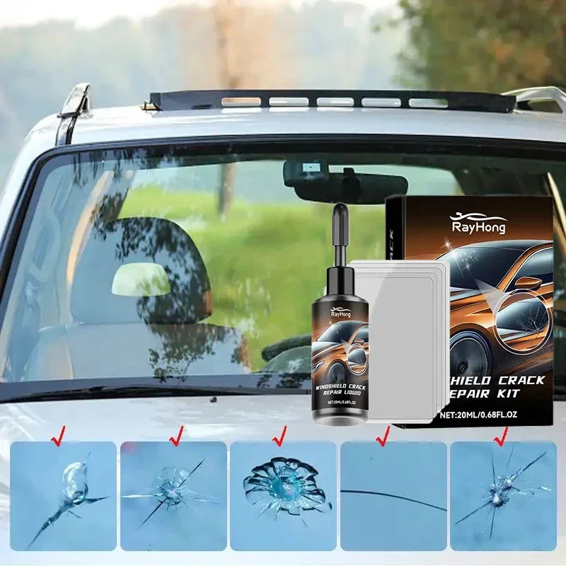 Quick Cure Windshield Crack Repair Fluid Invisible Restore Resin Windscreen Scratch Fix Liquid Glass Curing Glue Car Accessories