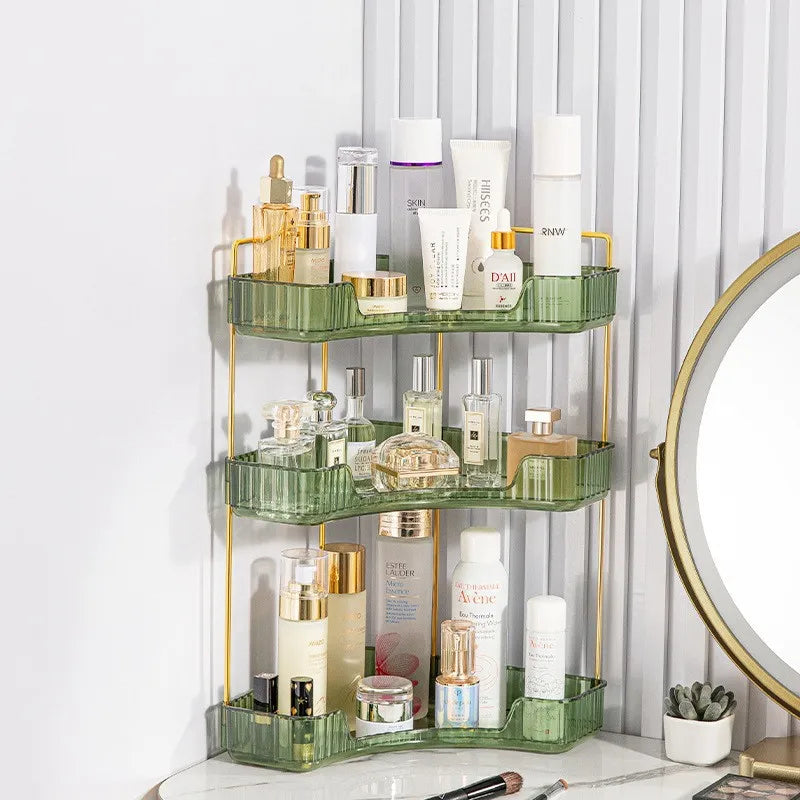Luxury Corner Cosmetic Storage Rack