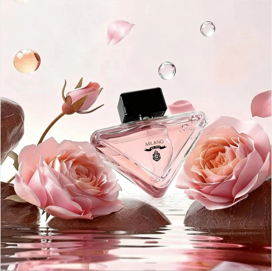 Fresh Mysterious 90ML Perfume Sweet Orange Blossom Buds, Deep Amber, Silky White Musk Long-lasting Fragrance Romantic Date