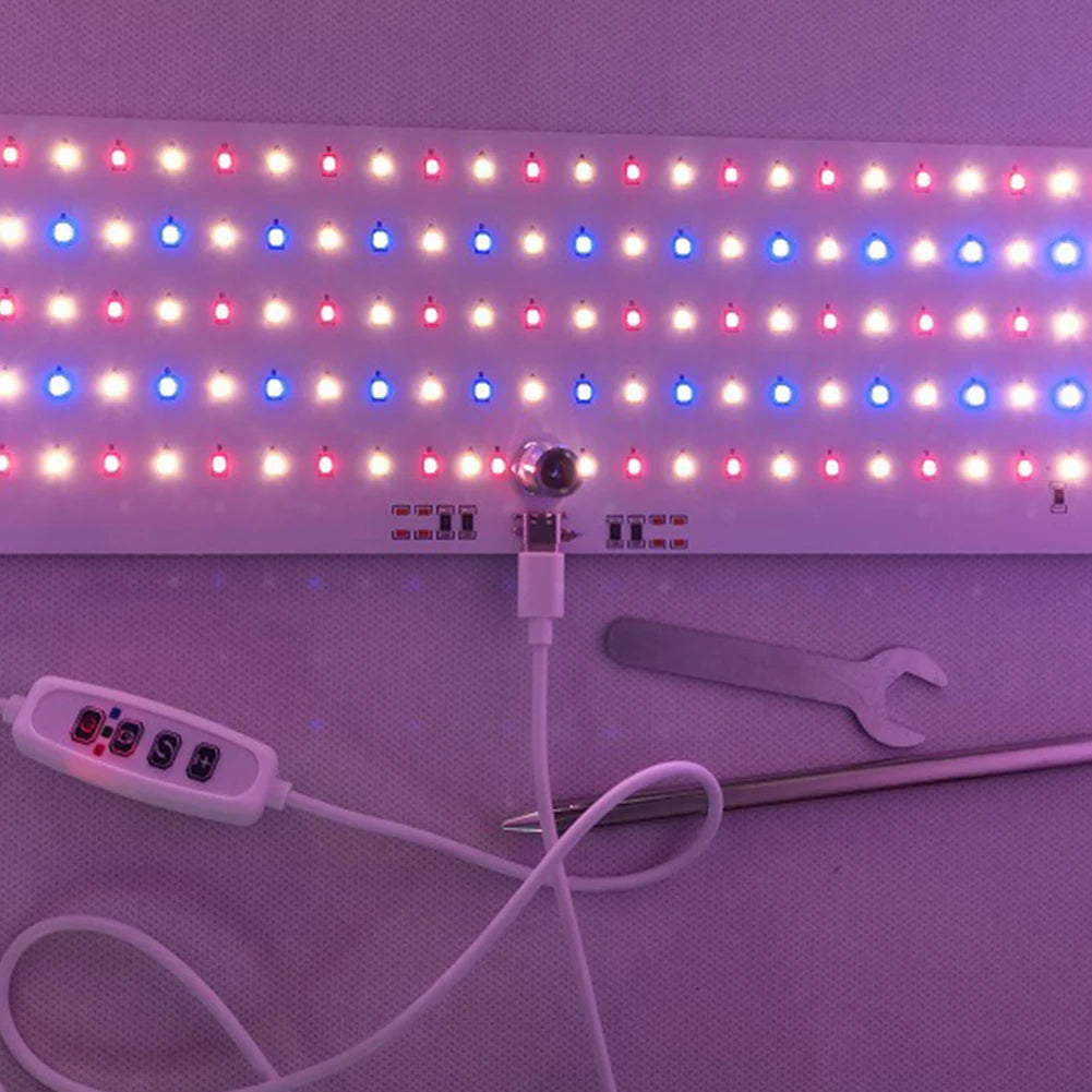 Full Spectrum Plant Lamp Height Adjustable Phytolamp Grow Light IP54 Waterproof Desktop Grow Lamp for Plant Flower Greenhouse