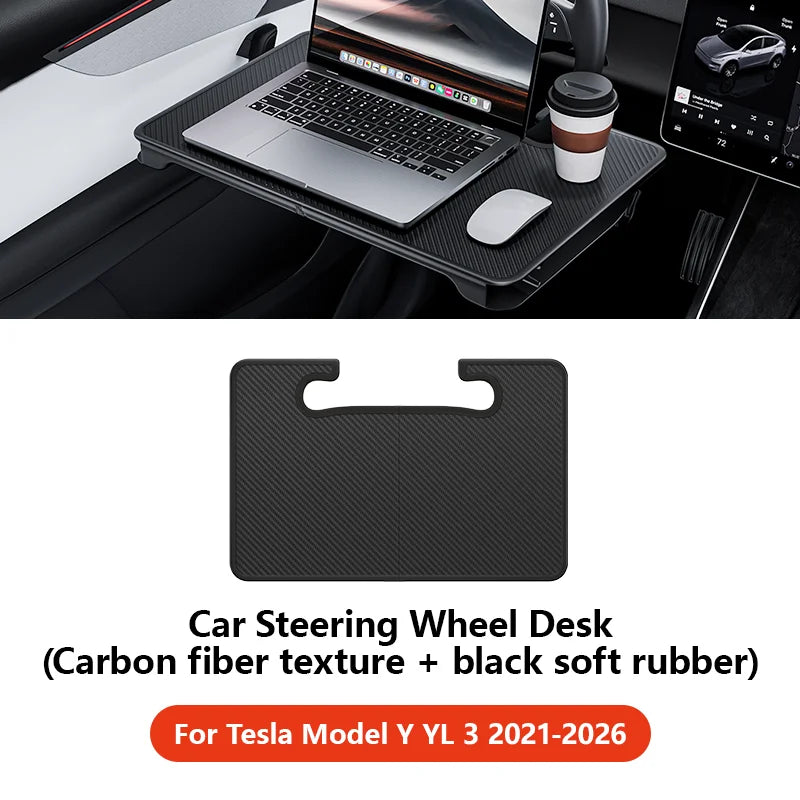 YZ for Tesla Table Model Y YL 3 Highland Juniper Portable Folding Table Steering Wheel Pliante Office Work Eating Camper accessy