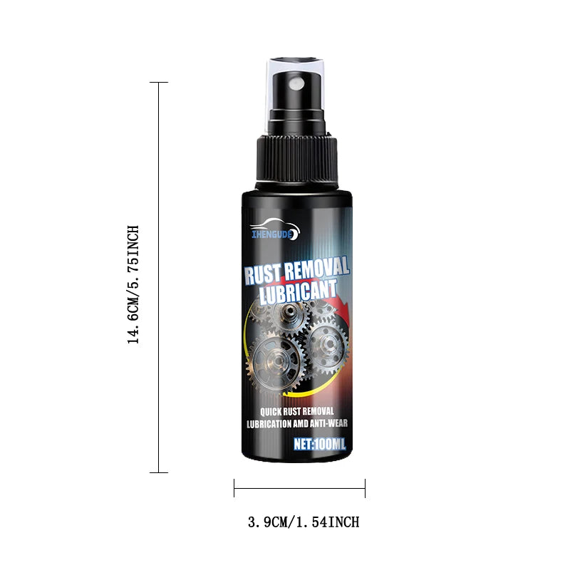 Chain Lubricant Spray - Heavy-Duty All-Weather Chain Grease for Mountain/Road Bike Chains, Lock Cores, and Front Chain Maintenance, Long-Lasting Protection, Convenient Spray Application (Compatible with Padlocks and Door Lock