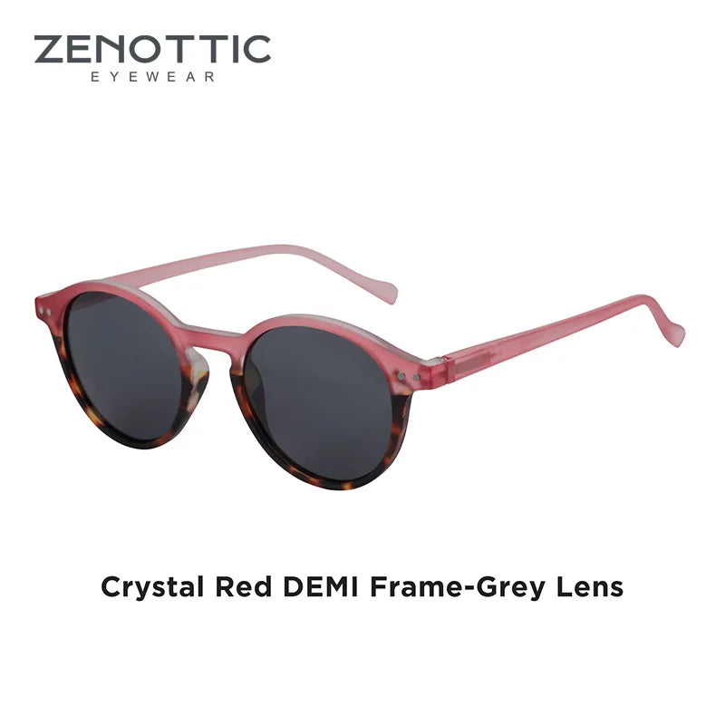 ZENOTTIC (S Size) Retro Circular Polarized Sunglasses 2026 2025 Men Women Vintage Small Round Sun Glasses UV400 Goggles Shades