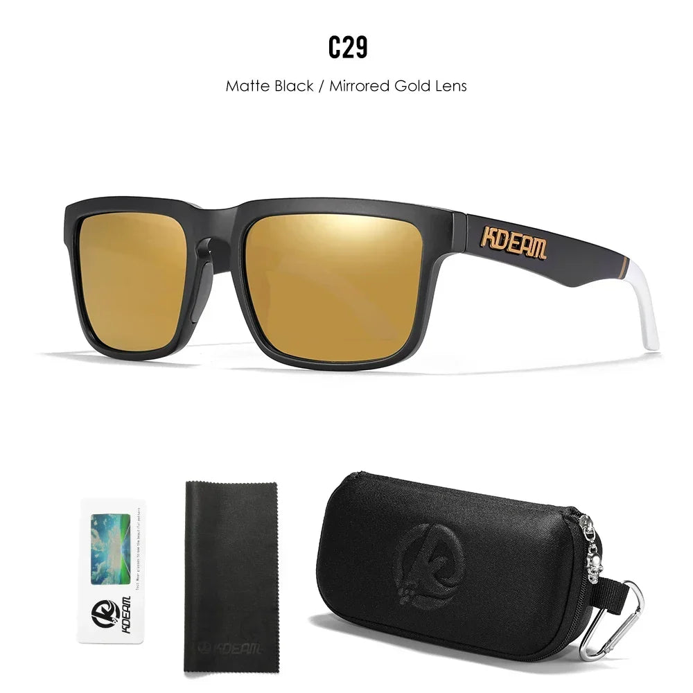 KDEAM Polarized Unisex Square Sunglasses