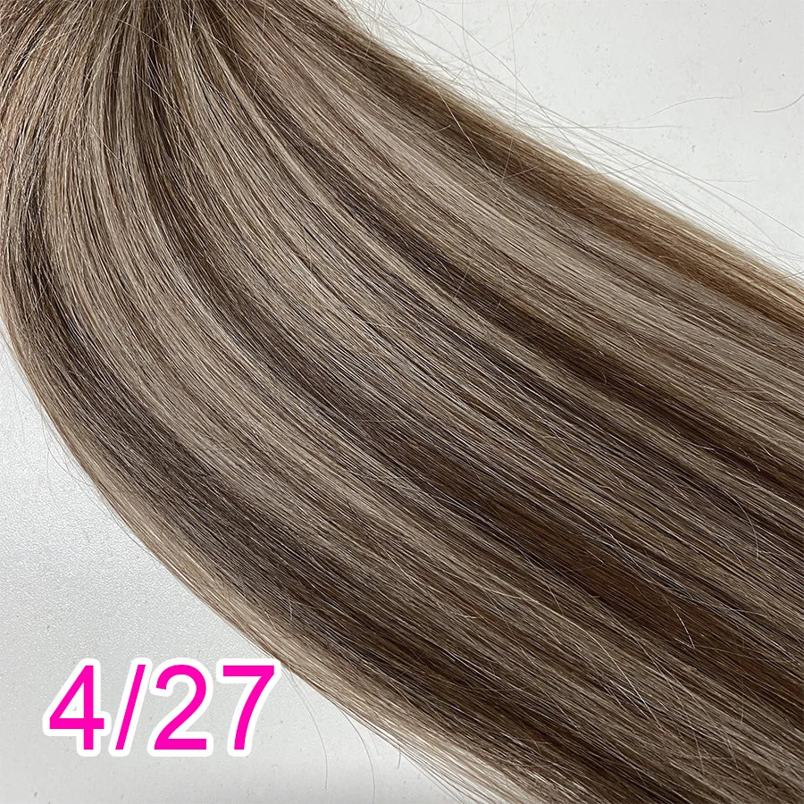 Straight Hair Flat Tip Hair Extensions K Tip Natural 100% Human Hair Fusion Extensions Set Keratin Prebonded Capsule Blonde Colo