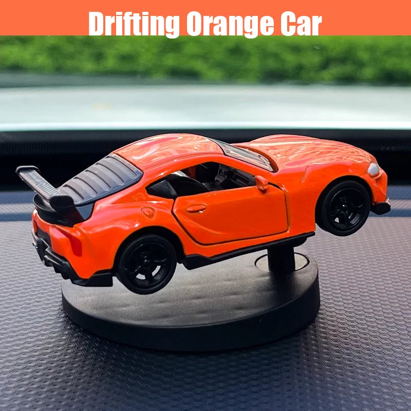 Drift race car ornaments dashboard model sway swing turn cool fun sports racing interior accessories decor items decorations men