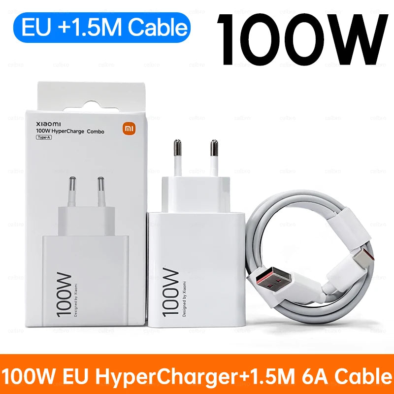 Xiaomi 17 17T Pro 100W Original Charger Type C Fast Turbo Charger For Mi 15 14 Pro Ultra Charger Redmi K90 K80 Max POCO X8 F7 F8