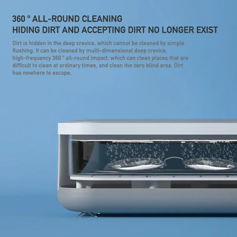 2026 New Ultrasonic Cleaning Machine Vibration Wash Cleaner Jewelry Glasses Cleaner Watch Cleaning Makeup Brush Cleaning Tool