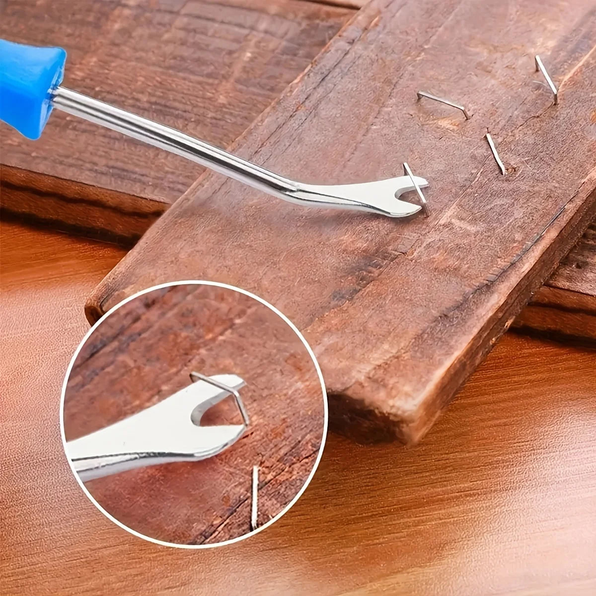 1Pc Car Door Interior Trim Clip Remover Tool - Screwdriver Nail Puller Fastener Car Repair Tool for Panel Upholstery