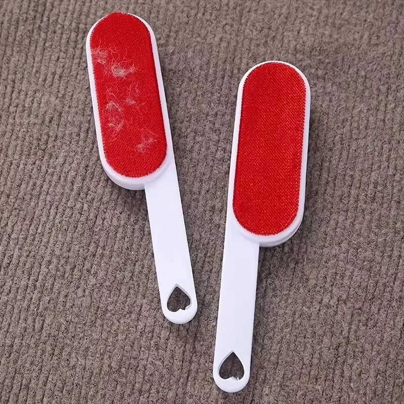 Self-cleaning Lint Sticking Roller 2 Sides Dedusting Brush Pet Hair Remover Brush Removing Dog Cat Hair from Sofa Carpet Clothes