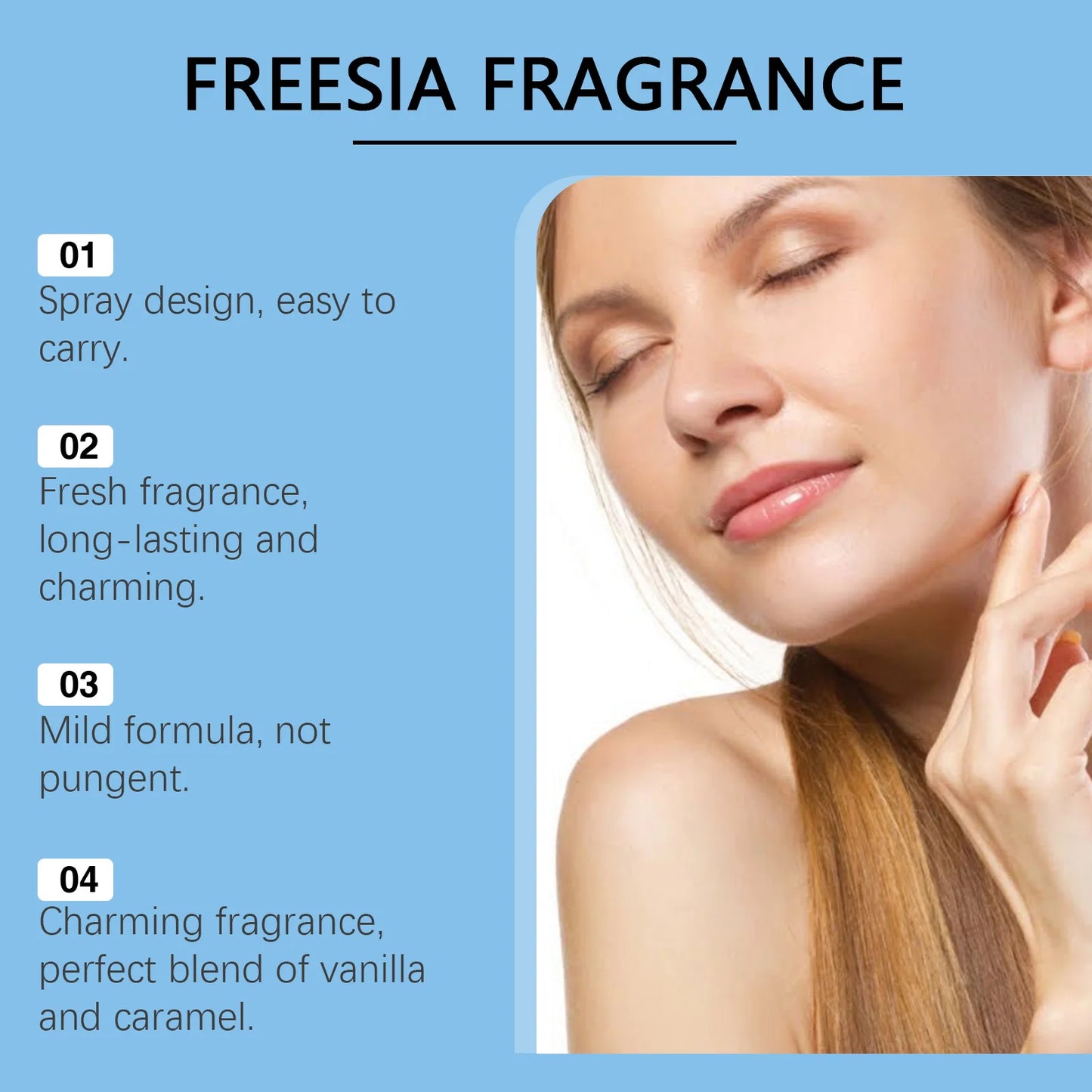 Body Perfume Spray Hair Scent Light Fresh Skin Long Lasting Floral Fragrance Add Personal Charms Size Body Spray for Women