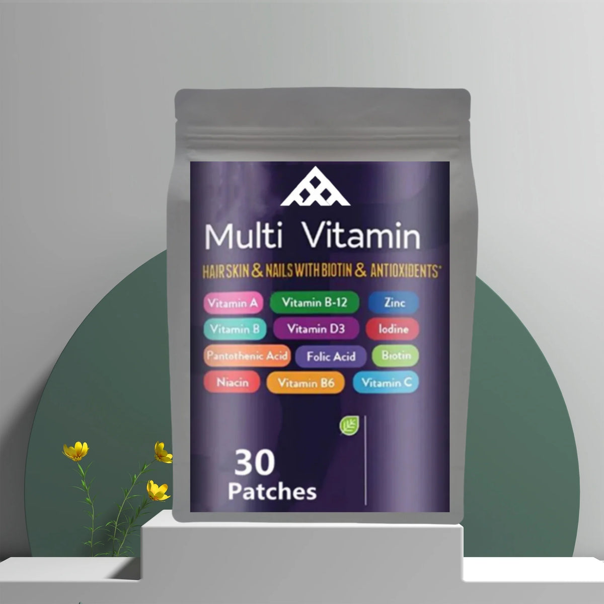 Multivitamin Patches - Packed with Vitamins & Minerals, Boosts Energy, Supports Immune System, Offers Antioxidant Benefits.