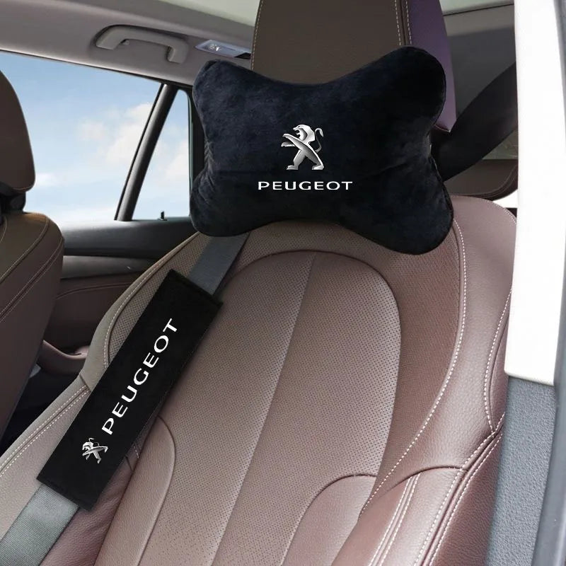 Soft Neck Pillow for Peugeot 208 3008 308 208 107 508 106 406 407 307 206 301 Car, Comfortable Neck Support Auto Accessories