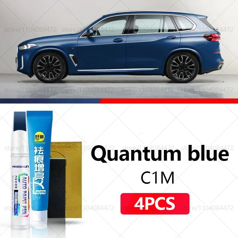 Car Paint Repair Pen For 1999-2025 BMW X5 Paint Scratch Repair Accessories 4PCS Black 475 416 White A96 Blue C1M Gray A90