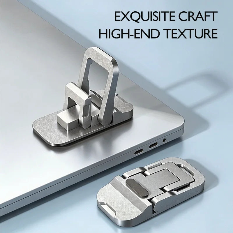 Lereach Mini Aluminum Laptop Stand 2 Adjustable Height Portable Foldable Notebook Riser Ergonomic Cooling Support