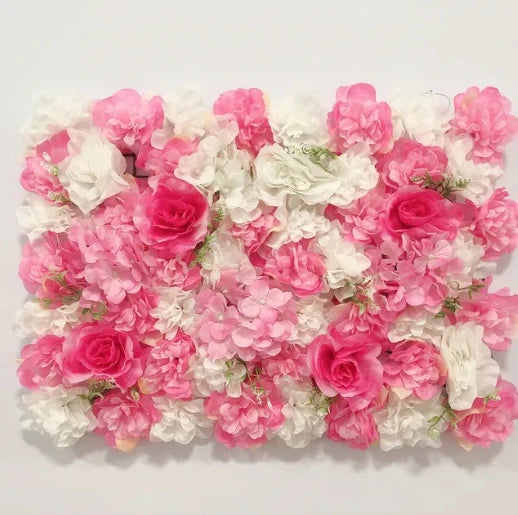 60X40cm Silk Rose Flower Wall Artificial Flowers DIY Wedding Wall Decor Photography Backdrops Hair Salon Background