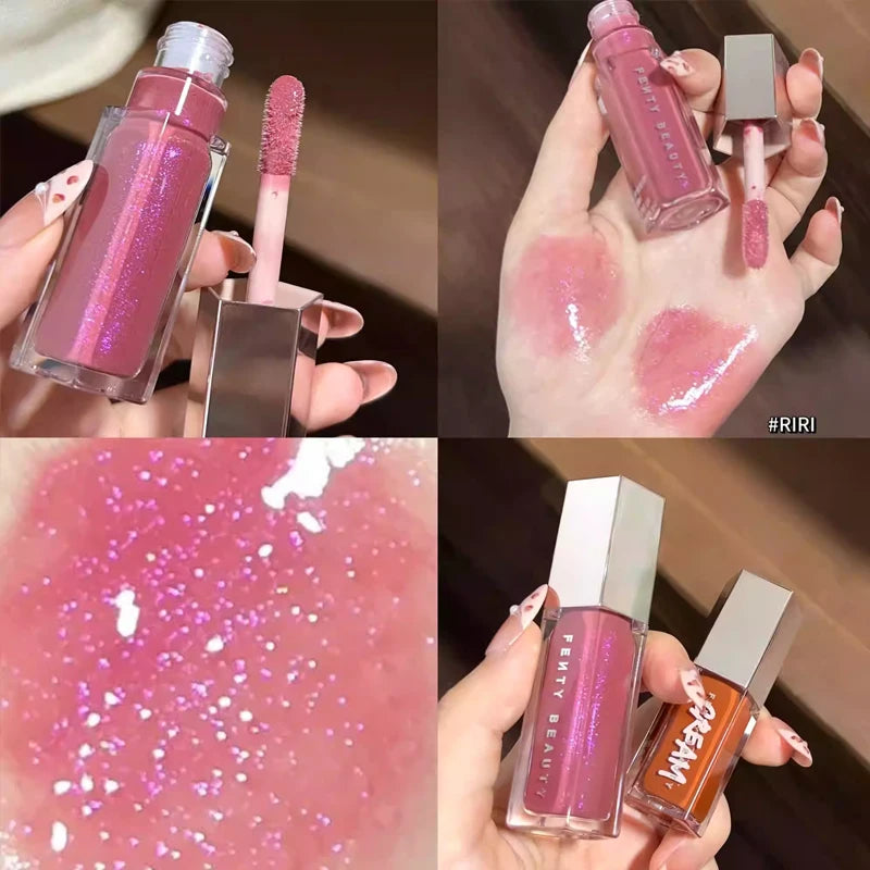 Cosmetics Fenty Beauty Hot Sale Lip Gloss Multicolor Moisten Shine Glitter Lip Plumper Makeup Beginner Liquid Lipstick Makeup