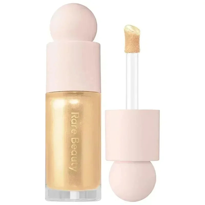 Rare Beauty Highlight Powder Luminizer Liquid Shiny with Mirror Moisturizing Lip Glaze Smooth Lightweight Face Waterproof Makeup