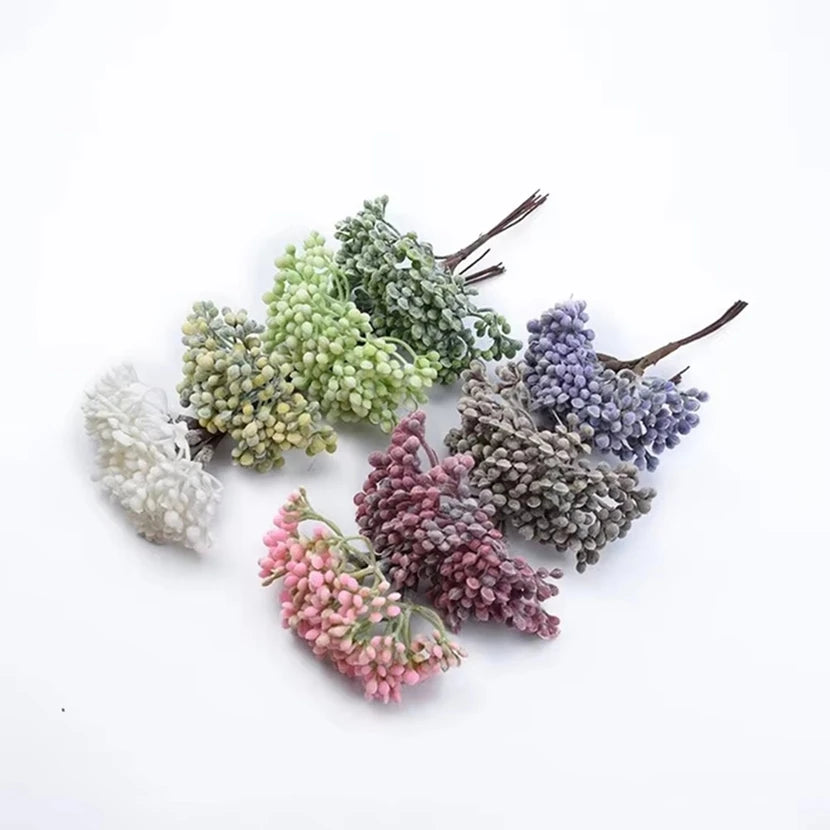 1/3pcs Artificial Flowers Fake Plants Home Room Table Decor Accessory Outdoor Yard Garden Products Wedding Bridal Bouquets Props