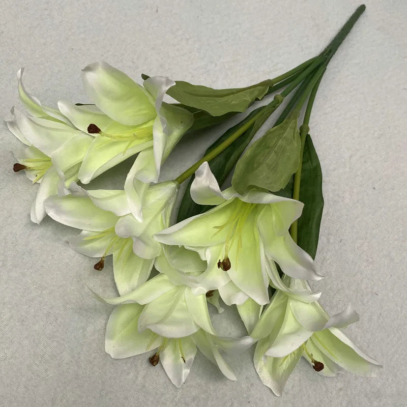 Silk Lily Bouquet Decor