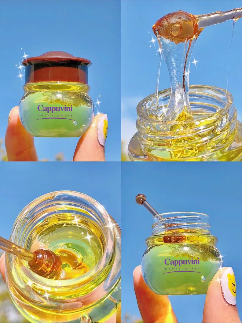 Transparent Honey Pot Lip Mask Moisturizes, Moisturizes, Lightens Lip Lines, Sleep Lip Mask, and Lip Care