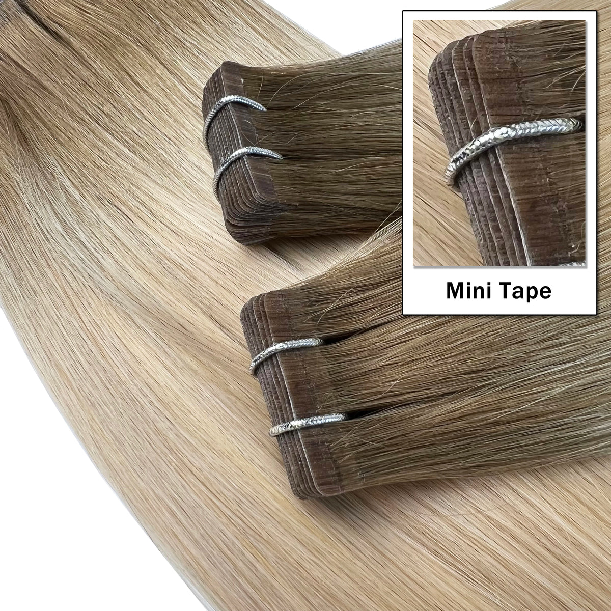 kiikiigirl mini tape hair extensions machine remy skin weft Adhesive White On For Salon High Quality